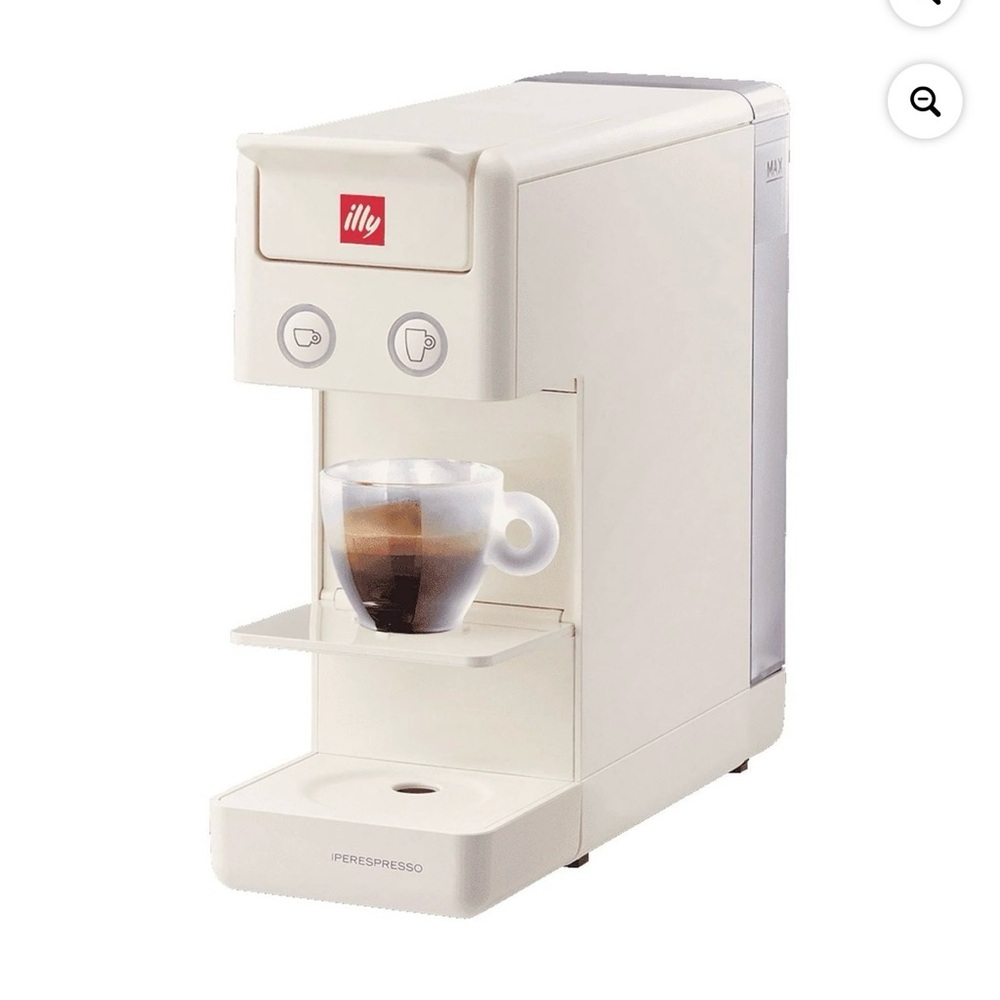 illy Iperespresso Y3.3 Coffee Machine - White OPEN BOX With 2 Capsules samples
